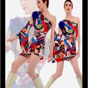 Norma Kamali Print Outfit